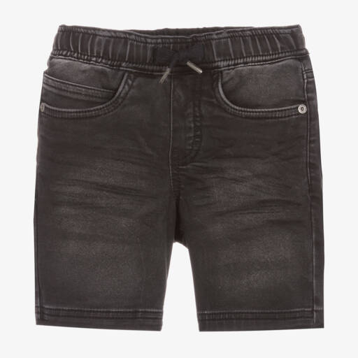 Molo-Boys Black Denim Shorts | Childrensalon Outlet