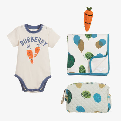 Burberry-Baby 4 Piece Gift Set | Childrensalon Outlet