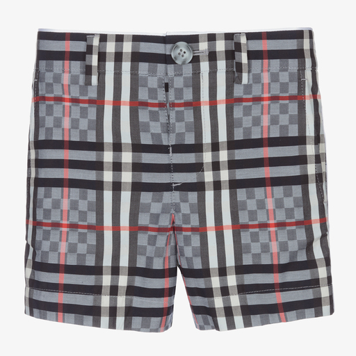 Burberry-Blaue Baumwollshorts für Babys (J) | Childrensalon Outlet