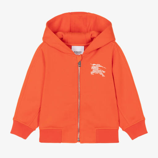Burberry-Boys Cotton Bright Zip-Up Top | Childrensalon Outlet