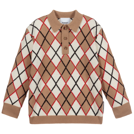 Burberry-Boys Wool & Cashmere Sweater | Childrensalon Outlet