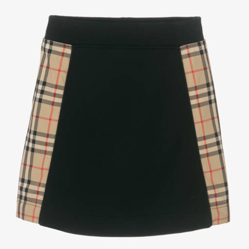 Burberry-Классическая юбка в клетку из хлопка для девочек | Childrensalon Outlet