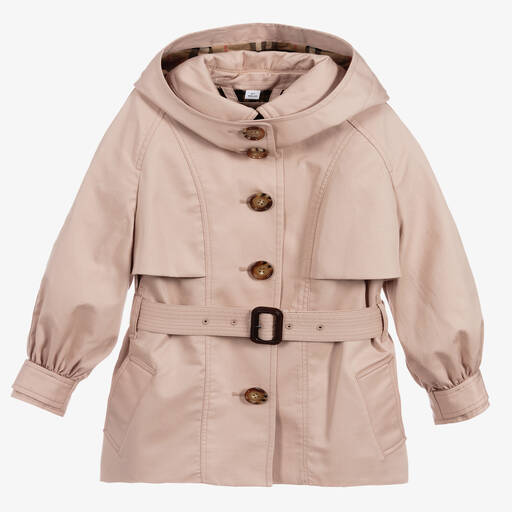 Burberry-Rosa Baumwoll-Trenchcoat (M) | Childrensalon Outlet