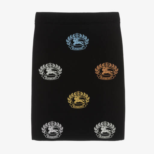 Burberry-Teen Girls Wool Knight Design Skirt | Childrensalon Outlet