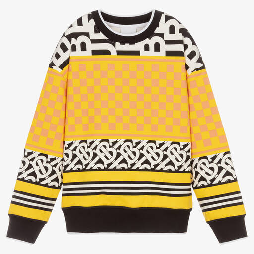 Burberry-Teen Montage Sweatshirt | Childrensalon Outlet