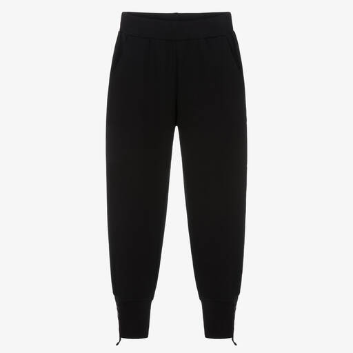 Byblos-Girls Black Cotton Joggers | Childrensalon Outlet