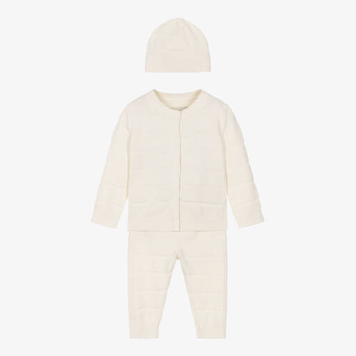 Calvin Klein-Baby Boys Ivory Knit Set | Childrensalon Outlet