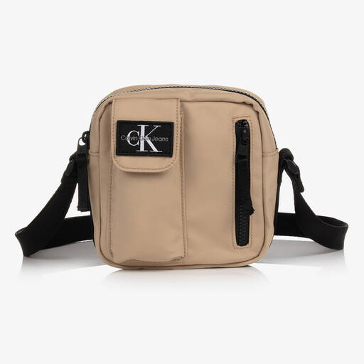 Calvin Klein-Sac à bandoulière beige 15 cm | Childrensalon Outlet