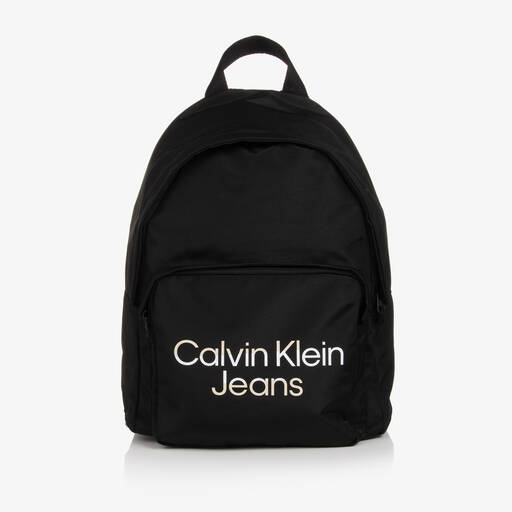 Calvin Klein-Black Backpack (42cm) | Childrensalon Outlet