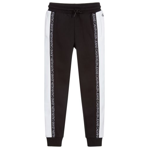 Calvin Klein Jeans-Jogginghose in Schwarz und Weiß | Childrensalon Outlet