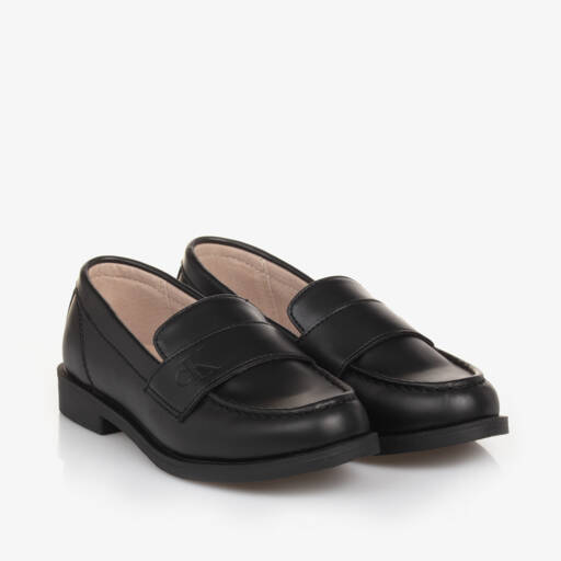 Calvin Klein-حذاء لوفر جلد صناعي لون أسود | Childrensalon Outlet