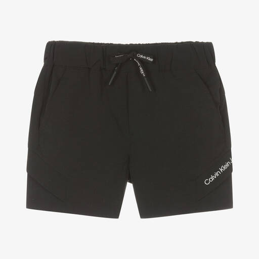 Calvin Klein Джинсы-Черные шорты с карманами | Childrensalon Outlet