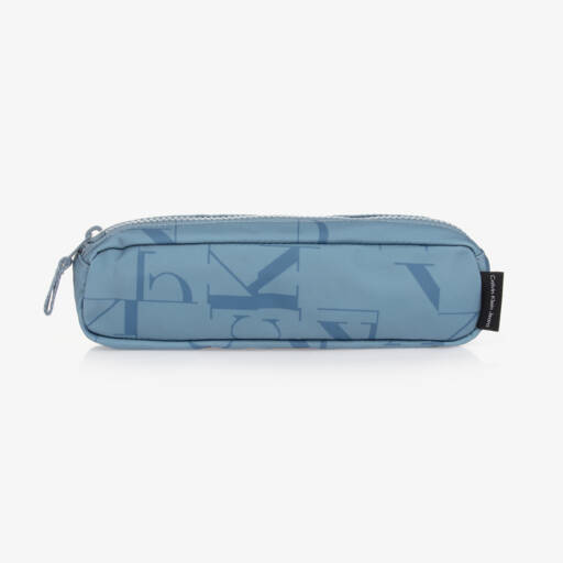 Calvin Klein-Boys Blue Logo Pencil Case | Childrensalon Outlet