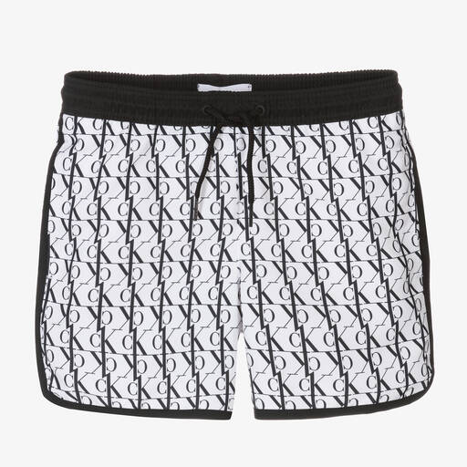 Calvin Klein-Boys Logo Swim Shorts | Childrensalon Outlet