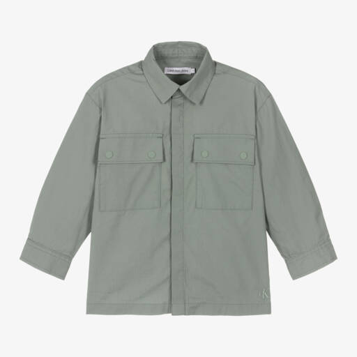 Calvin Klein-Boys Sage Casual Cotton Shirt | Childrensalon Outlet