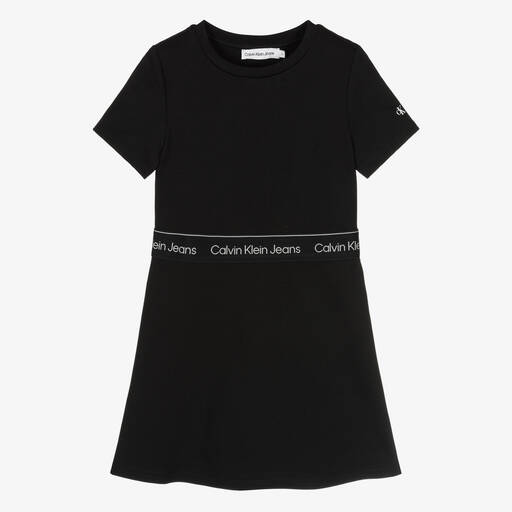 Calvin Klein Джинсы-Черное платье для девочек | Childrensalon Outlet