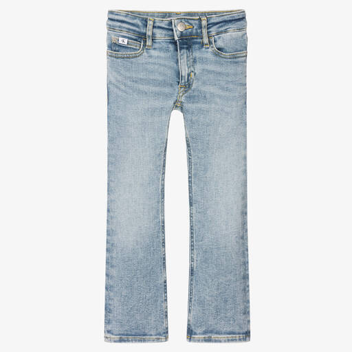 Calvin Klein Jeans-Jean évasé taille mi-haute fille | Childrensalon Outlet