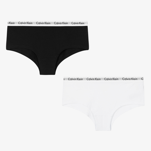 Calvin Klein-Culottes en coton Fille (x 2) | Childrensalon Outlet