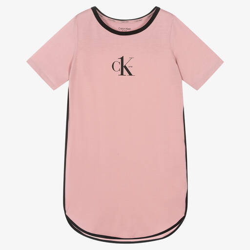 Calvin Klein-Girls Pink Jersey Dress | Childrensalon Outlet