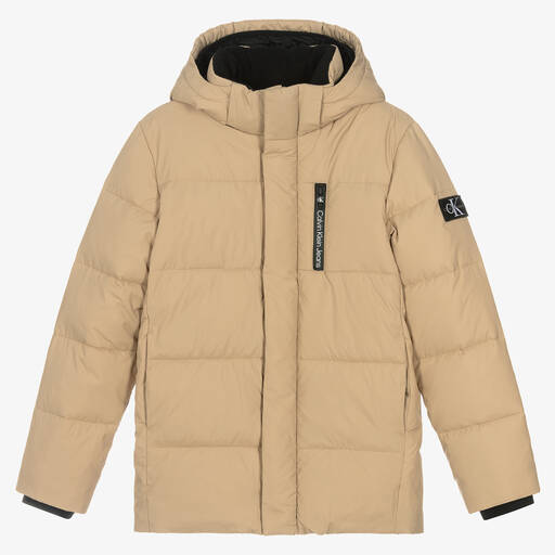 Calvin Klein-Doudoune beige pour ado | Childrensalon Outlet