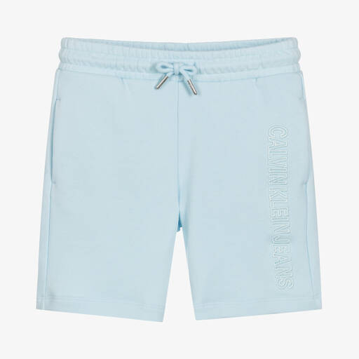 Calvin Klein Джинсы-Голубые хлопковые шорты | Childrensalon Outlet
