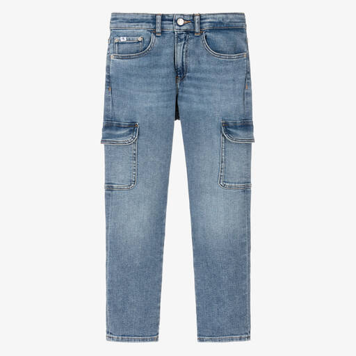Calvin Klein-Teen Boys Blue Dad Jeans | Childrensalon Outlet