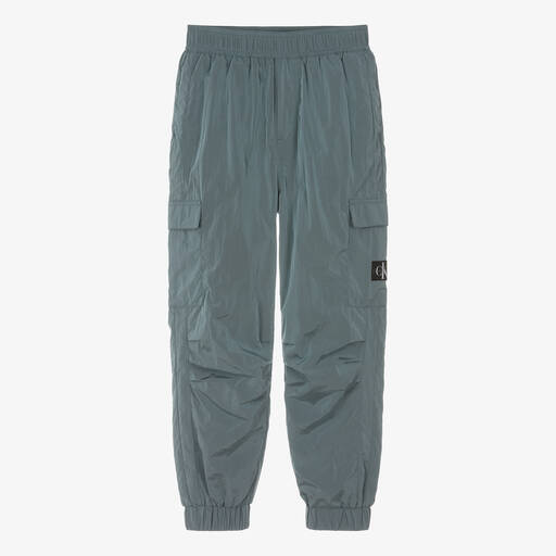 Calvin Klein-Teen Boys Blue Shell Cargo Joggers | Childrensalon Outlet