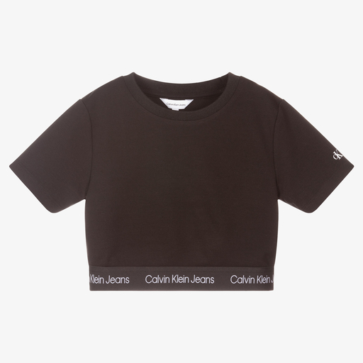 Calvin Klein Джинсы-Черная укороченная футболка | Childrensalon Outlet