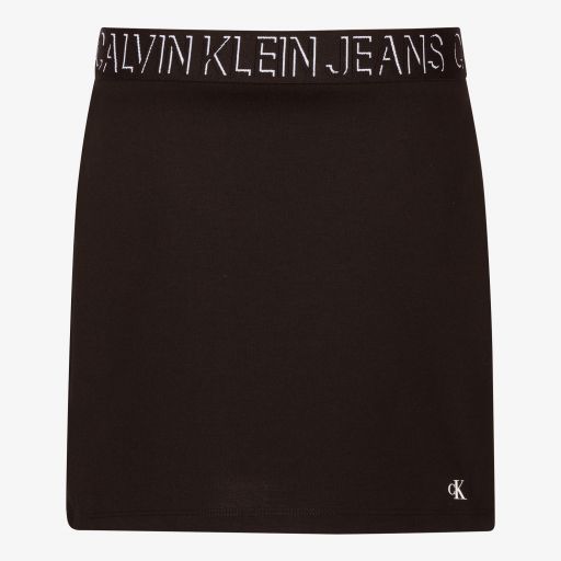 Calvin Klein Jeans-Jupe noire Ado fille | Childrensalon Outlet