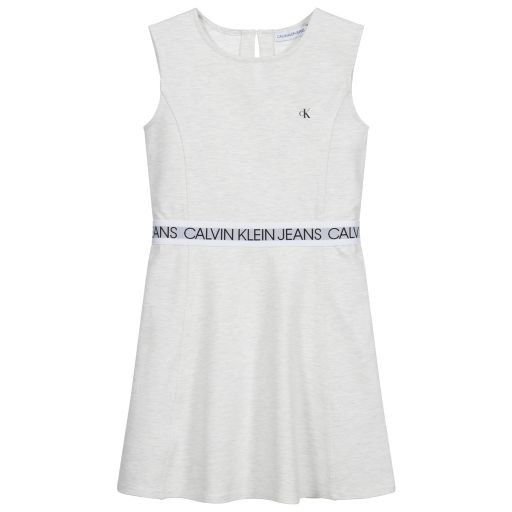 Calvin Klein Jeans-Graues Teen Kleid | Childrensalon Outlet