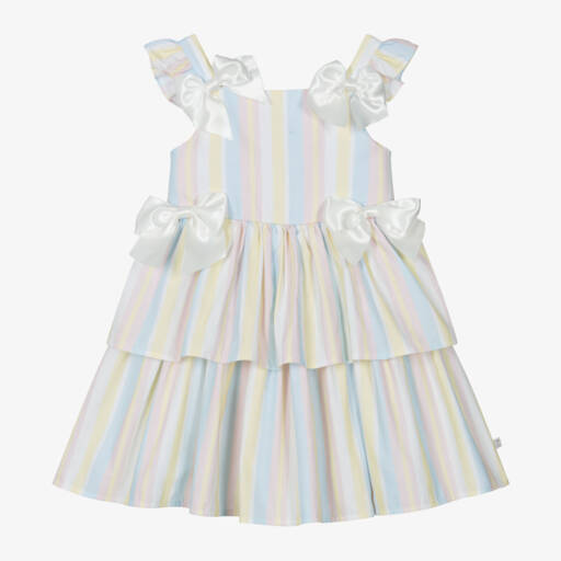 كاراميلو كيدز -فستان مخطط بألوان قوس قزح للبنات | Childrensalon Outlet