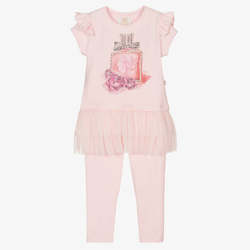 Caramelo Kids-Girls Pink Leggings Set | Childrensalon Outlet