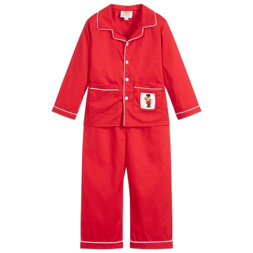 Caramelo Kids-Пижама из хлопка с мелкими оборками на рукавах | Childrensalon Outlet