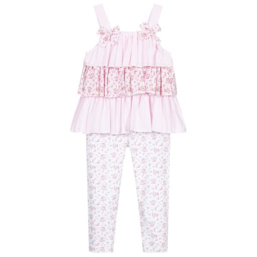 Caramelo Kids-Комплект из топа и легинсов с оборками | Childrensalon Outlet
