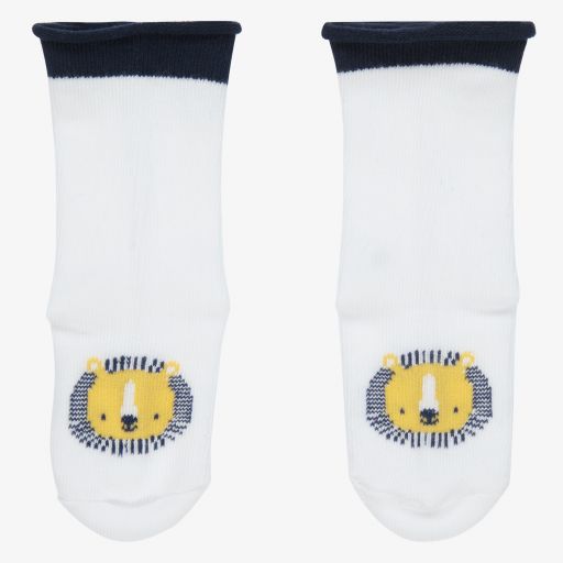 Carrément Beau-Белые хлопковые носки для малышей | Childrensalon Outlet