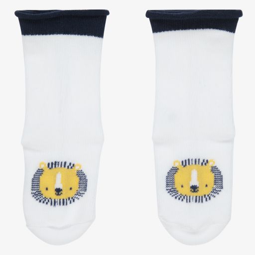 Carrément Beau-Chaussettes blanches en coton Bébé garçon | Childrensalon Outlet