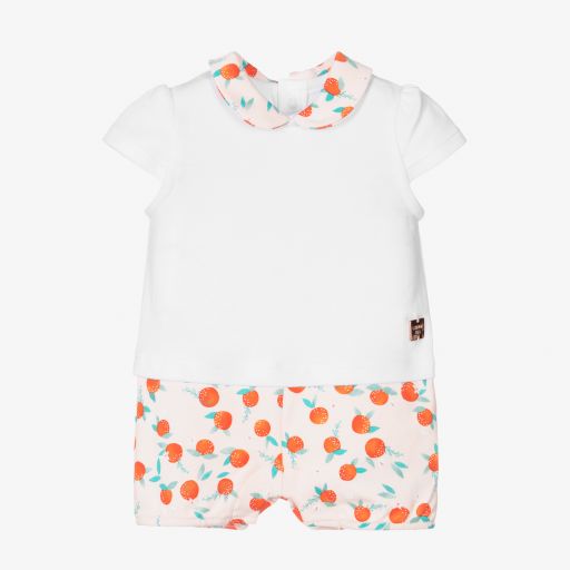 Carrément Beau-Baby Girls Cotton Shortie | Childrensalon Outlet