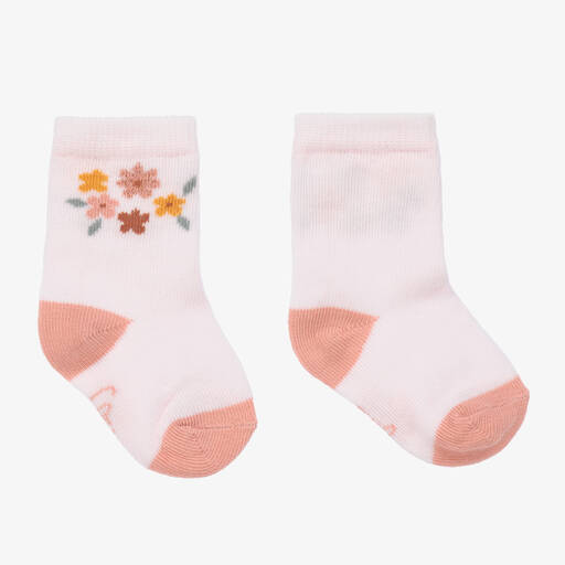 Carrément Beau-Розовые хлопковые носки для малышек | Childrensalon Outlet