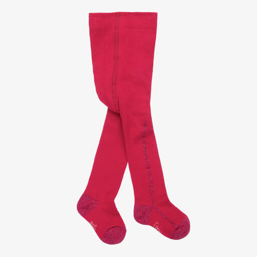 Carrément Beau-Baby Girls Pink Cotton Tights | Childrensalon Outlet