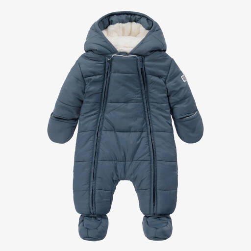Carrément Beau-Синий зимний комбинезон для малышей | Childrensalon Outlet