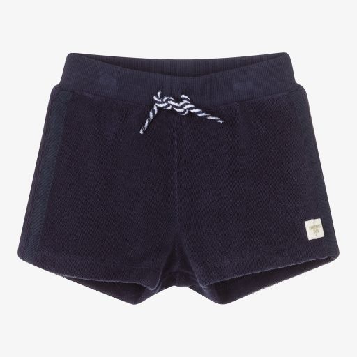 Carrément Beau-Blaue Baumwollshorts für Jungen | Childrensalon Outlet