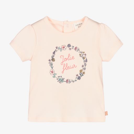 Carrément Beau-Girls Organic Cotton T-Shirt | Childrensalon Outlet