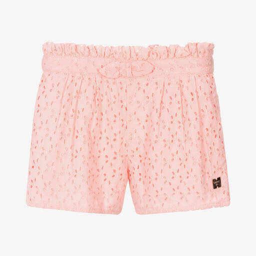 Carrément Beau-Rosa Baumwollshorts für Mädchen | Childrensalon Outlet