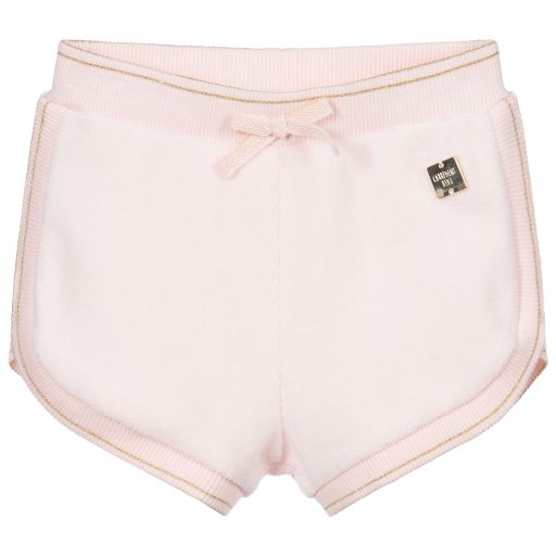Carrément Beau-Pink Organic Cotton Shorts | Childrensalon Outlet