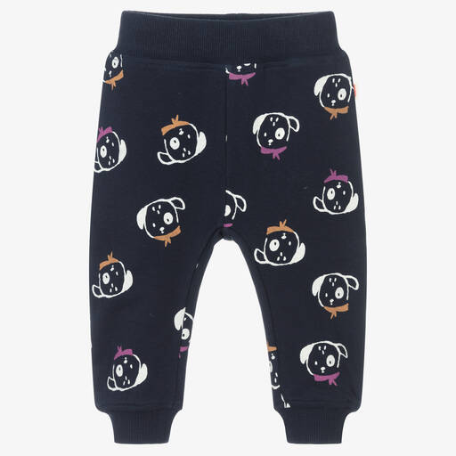 Catimini-Blue Cotton Baby Joggers | Childrensalon Outlet