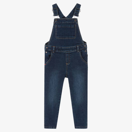 Catimini-Boys Blue Denim Dungarees | Childrensalon Outlet