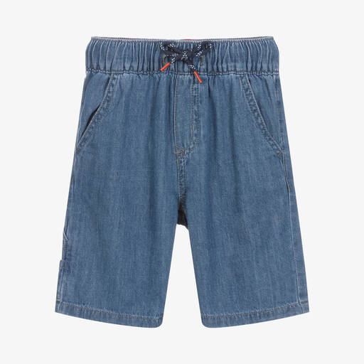 Catimini-Boys Blue Denim Shorts | Childrensalon Outlet