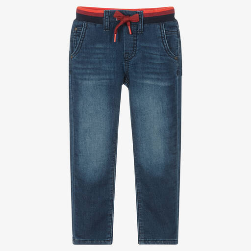 Catimini-Blaue Jersey-Jeans für Jungen | Childrensalon Outlet