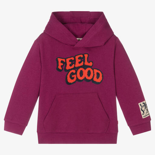 Catimini-Boys Purple Cotton Hoodie | Childrensalon Outlet