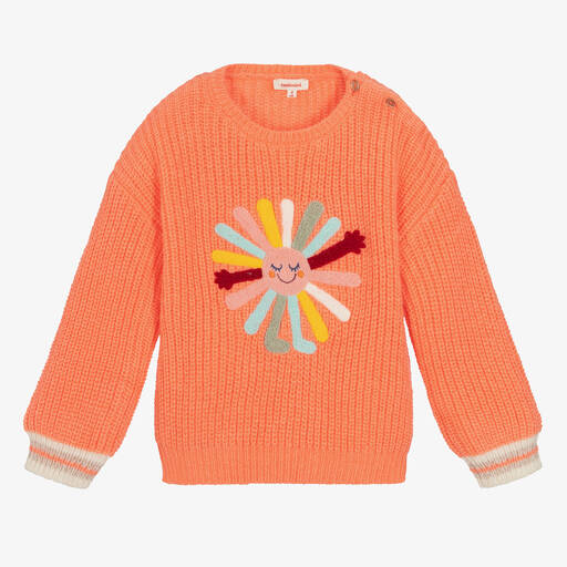 Catimini-Girls Orange Jumper | Childrensalon Outlet